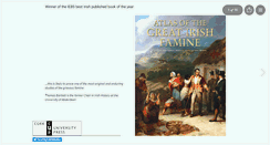 Desktop Screenshot of greatirishfamine.ie